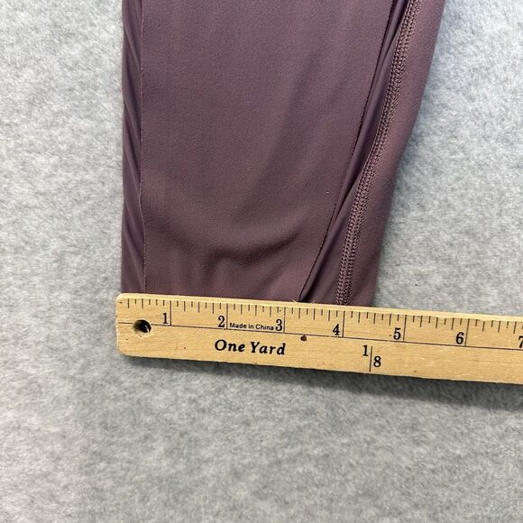 Athleta Formation 7/8 Tight Legging Medium High Rise Sheer Panel Volcanic Violet - Picture 6 of 15